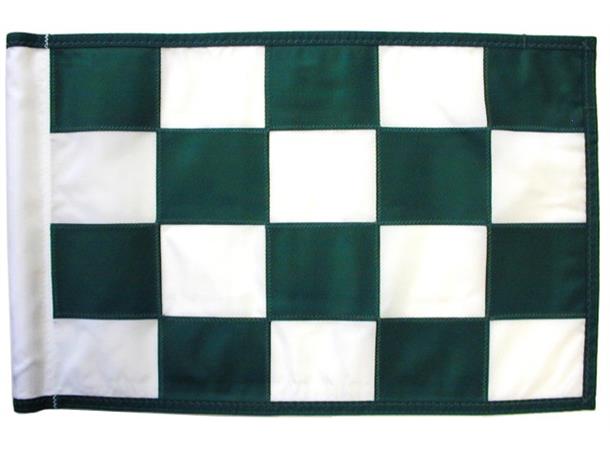 Green flagg  Rutete, Grønt/ Hvitt PGM